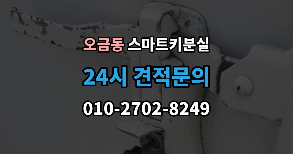 고양시 덕양구 오금동 스마트키 분실 출장 안내 - 차량 인도 전 꼭 확인해야 할 키 목록