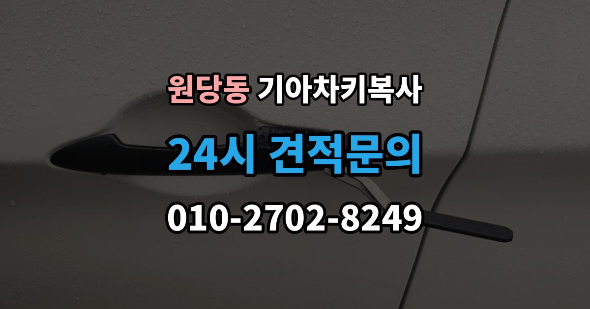 고양시 덕양구 원당동 기아 차키 복사 복사 전 손상 정도와 상태를 따져보는 법