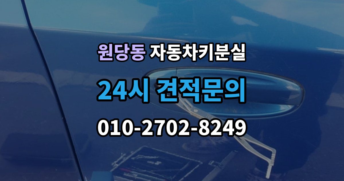 고양시 덕양구 원당동 차 키 잃어버렸을 때 분실 신고와 열쇠 재발급 중 먼저 할 일