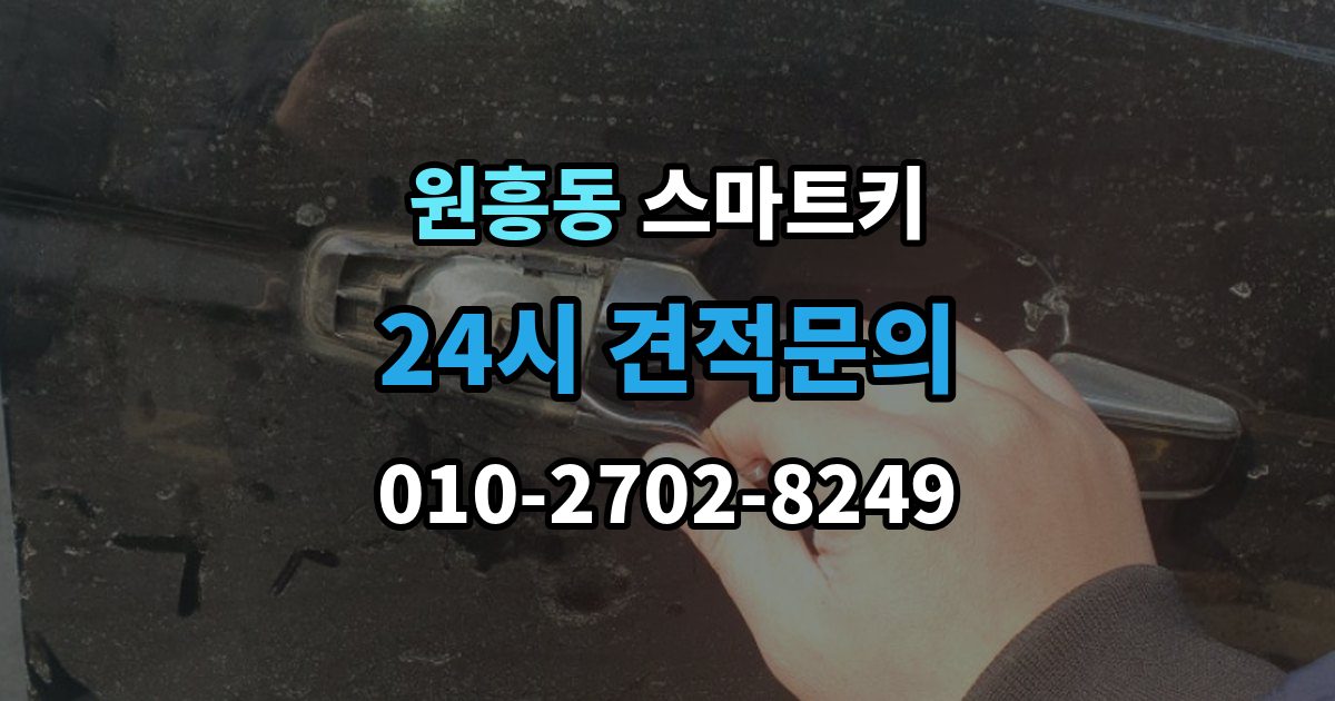 원흥동 스마트키 구매 전 차종 호환성을 점검하는 방법