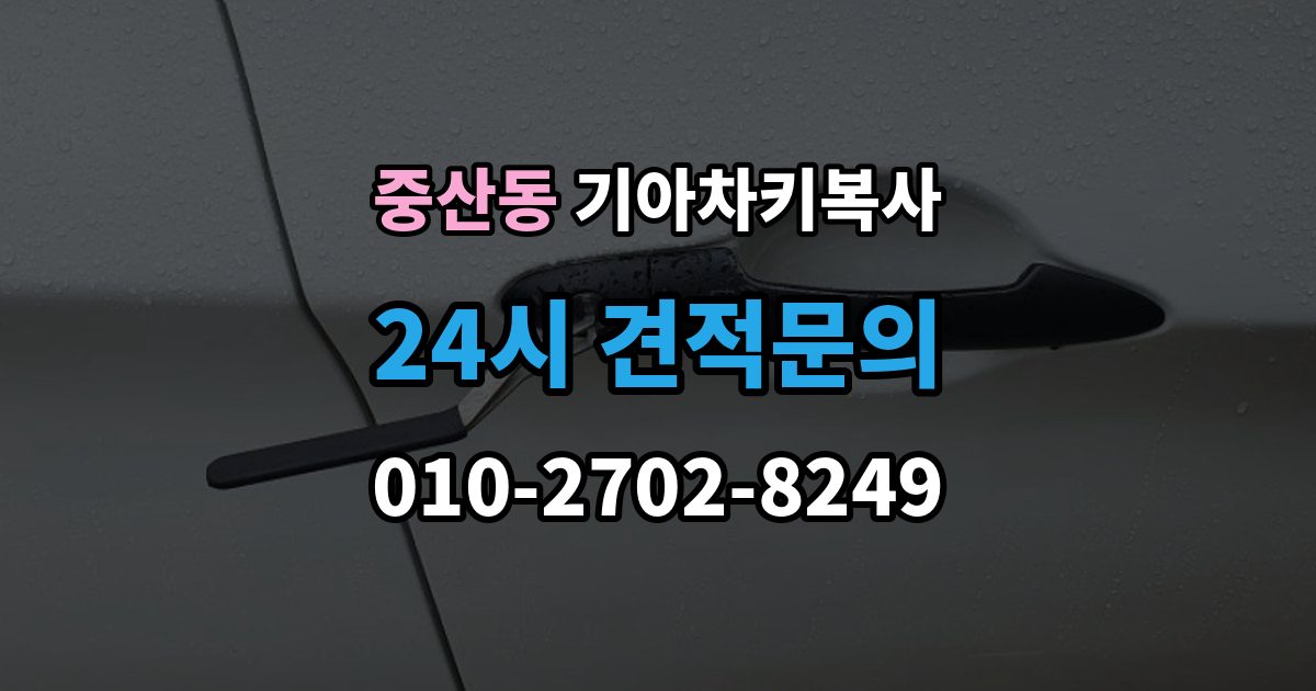 고양시 일산동구 중산동 기아 차키 복사 차량 소유 확인 서류가 필요한 대표 경우