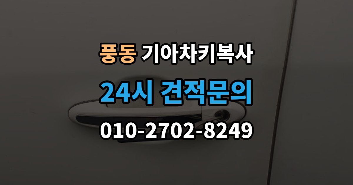 고양시 일산동구 풍동 기아 차키 복사 차량 소유 확인이 필요한 이유와 준비물