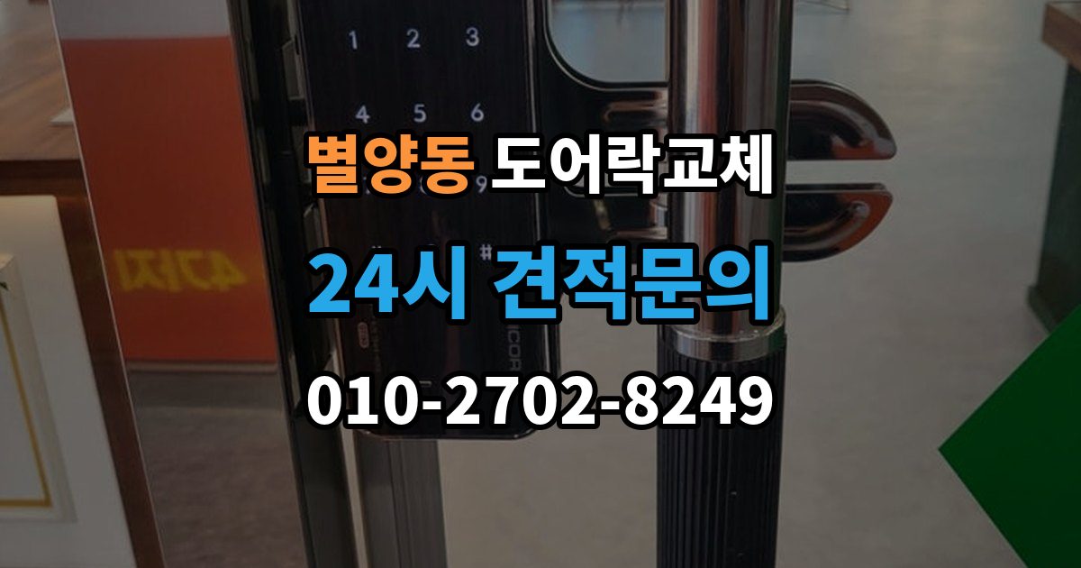 별양동 현관문 도어락 교체