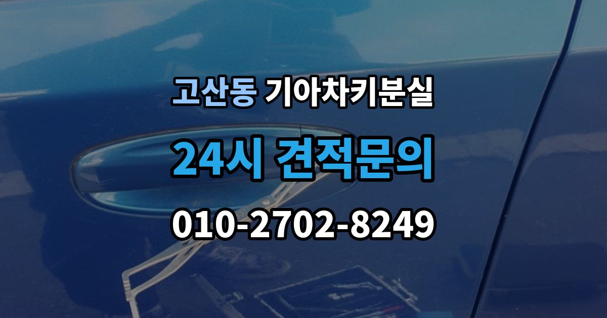 광주시 고산동 기아 차키 분실 정품 키와 호환 키를 구분하는 기준