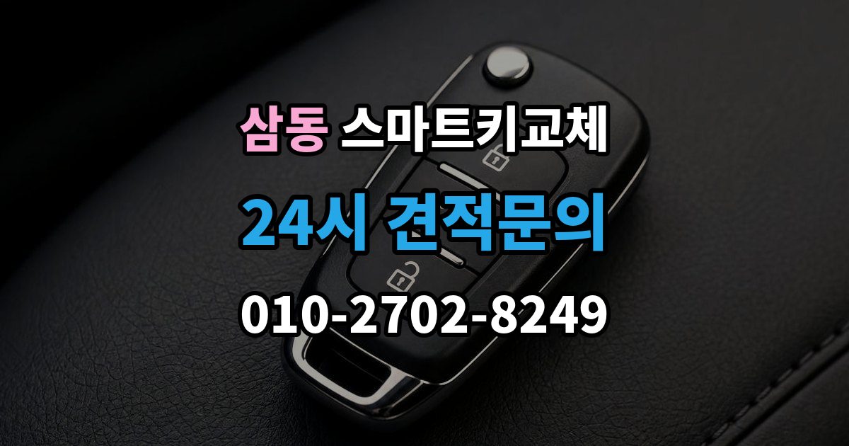 광주시 삼동 스마트키 교체 문이 잠겼을 때 안전하게 대처하는 법