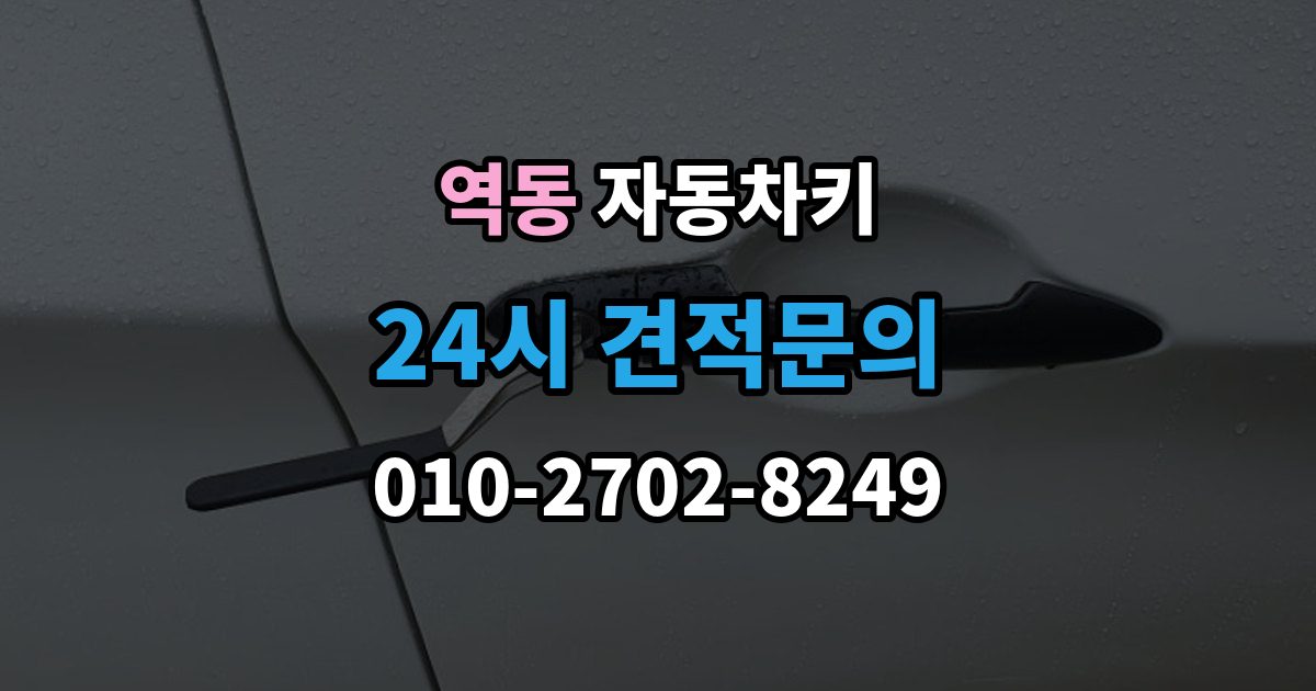 역동 자동차키 출장 안내 - 키 버튼만 교체할 수 있는지 확인하기