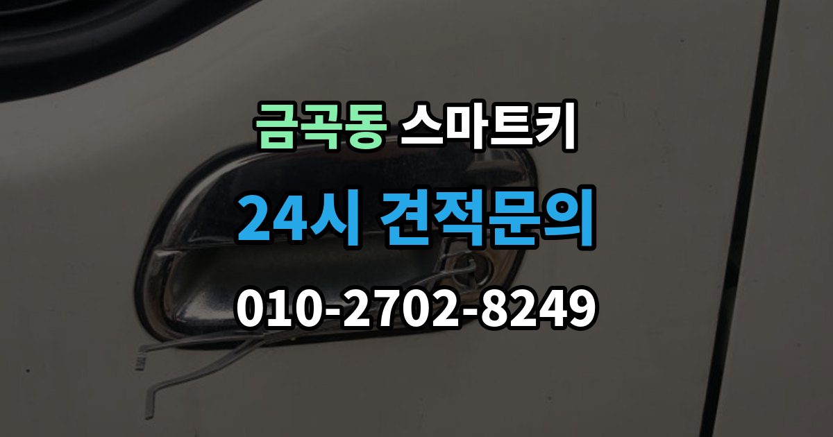 남양주시 금곡동 스마트키 인식 오류
