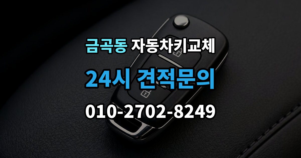 남양주시 금곡동 자동차키 교체 문을 여는 방식별 장단점