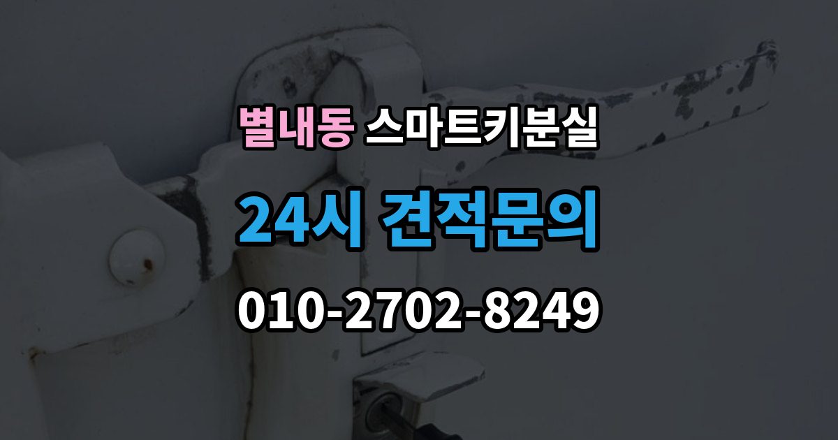 별내동 스마트키 분실 출장 안내 - 새 키 제작 전 등록 정보 점검이 중요한 이유