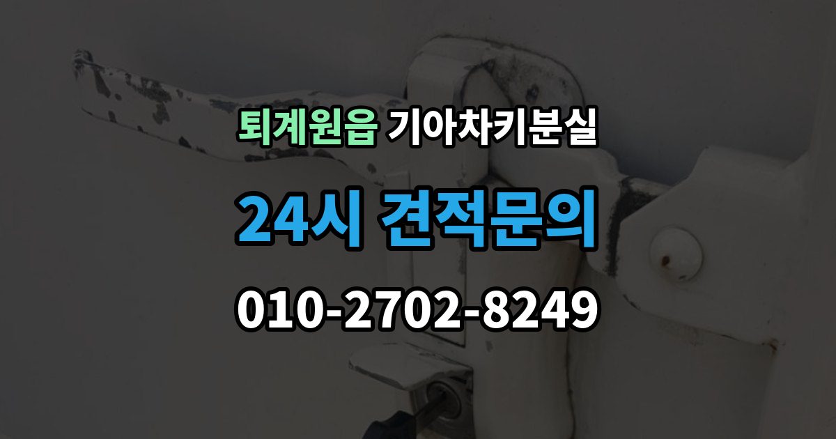 퇴계원읍 기아 차키 분실 스마트키를 차 안에 두고 나온 경우 구분법