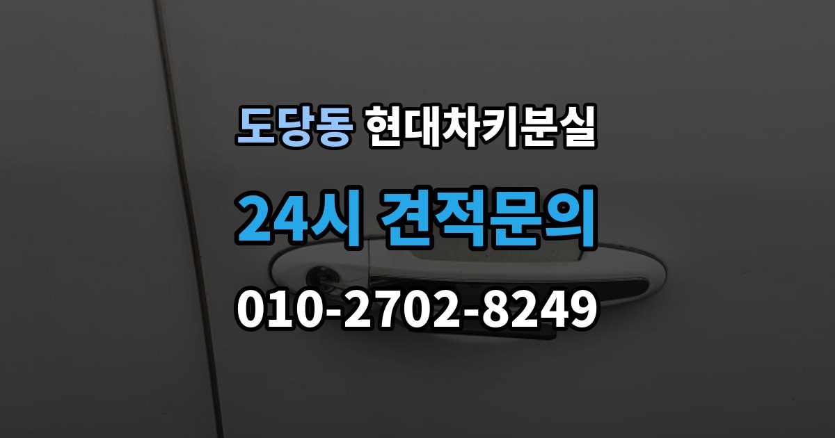 도당동 현대 차키 분실 디지털키 연동 가능 범위와 제한 살펴보기