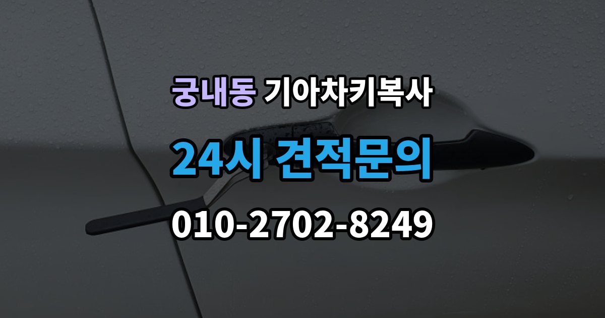 궁내동 기아 차키 복사 등록 가능 여부를 좌우하는 키칩 확인