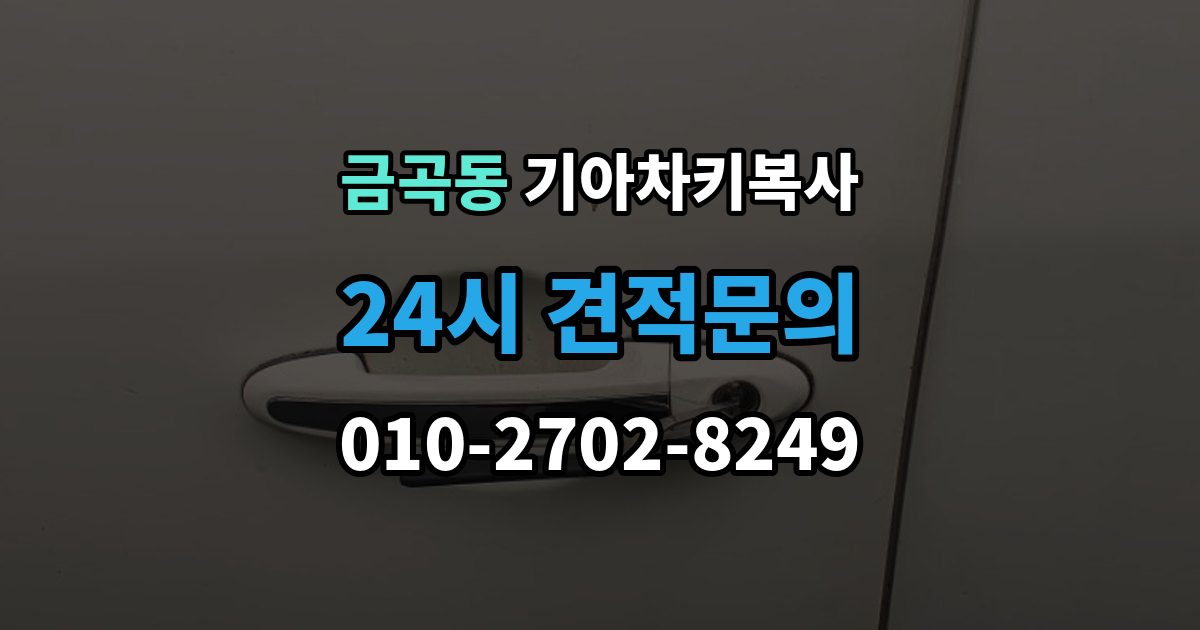 성남시 분당구 금곡동 기아 차키 복사 문은 열리지만 인식이 안 될 때 확인할 점