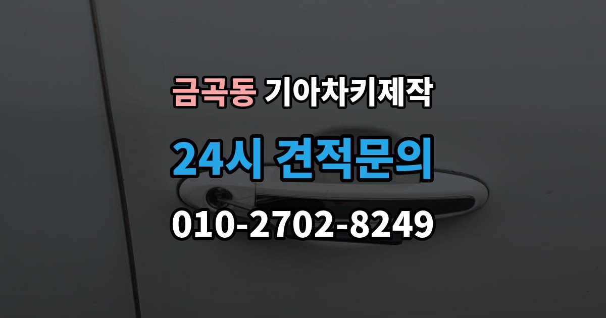 성남시 분당구 금곡동 기아 차키 제작 차 문이 잠겼을 때 무리 없이 대응하는 법