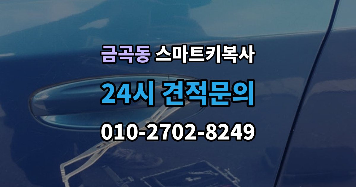 성남시 분당구 금곡동 스마트키 복사 출장 안내 - 업체 상담 시 꼭 물어볼 질문