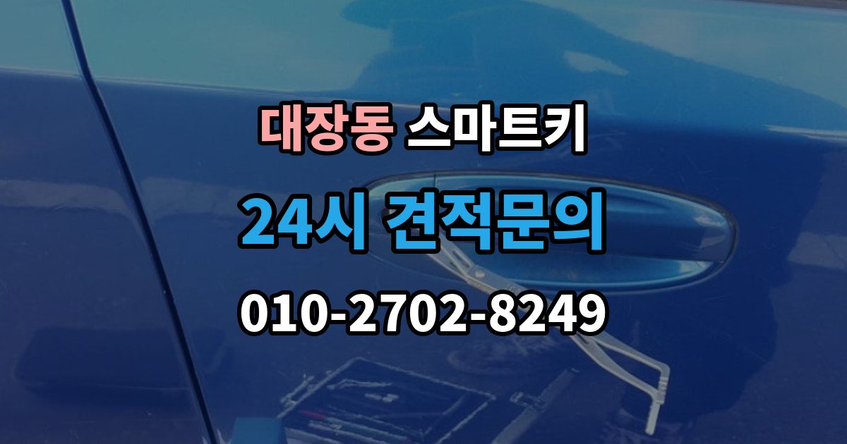 성남시 분당구 대장동 스마트키 케이스 선택할 때 보는 기준