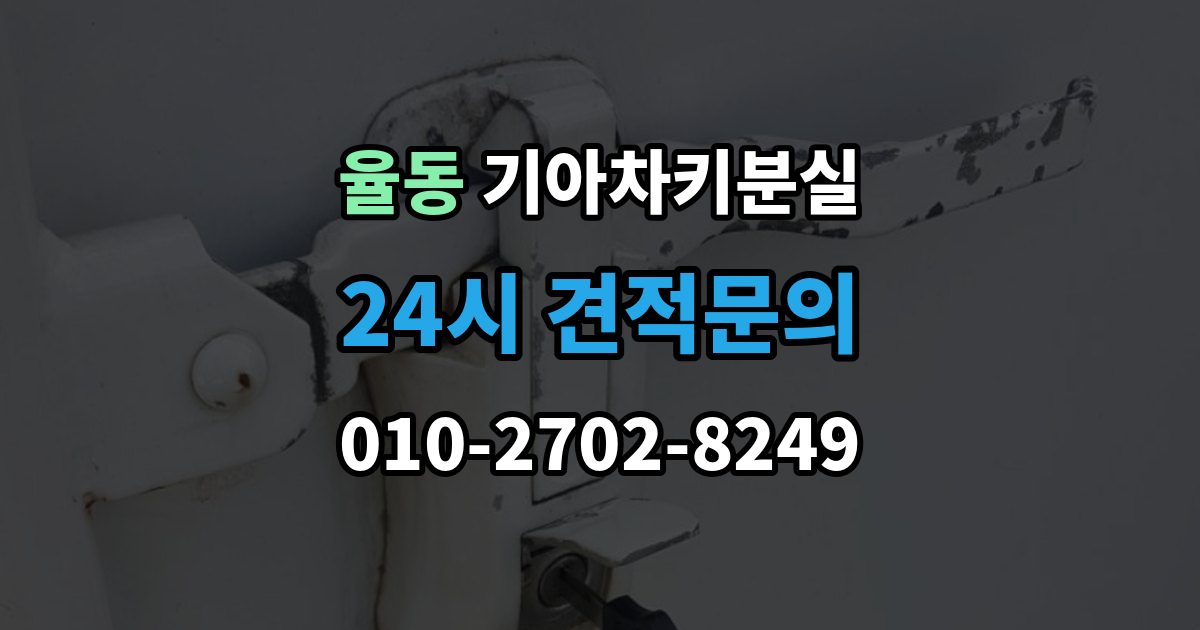 성남시 분당구 율동 기아 차키 분실 출장 안내 - 앱에 차량이 안 보일 때 살펴볼 설정