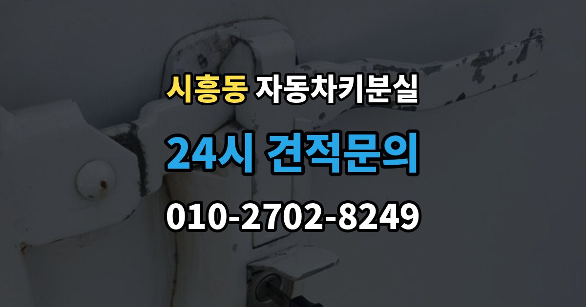 성남시 수정구 시흥동 차 키 잃어버렸을 때 지갑과 같이 잃어버렸을 때 처리 순서