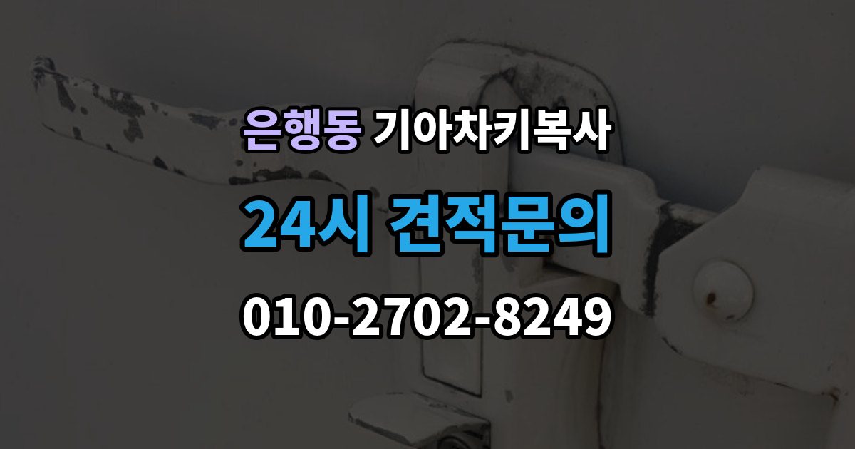 성남시 중원구 은행동 기아 차키 복사 등록 가능 여부를 좌우하는 키칩 확인