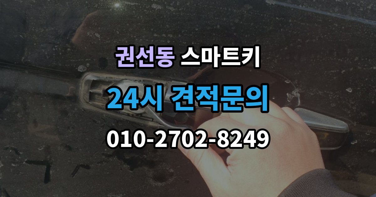 권선동 스마트키 출장 안내 - 배터리 종류에 따른 차이