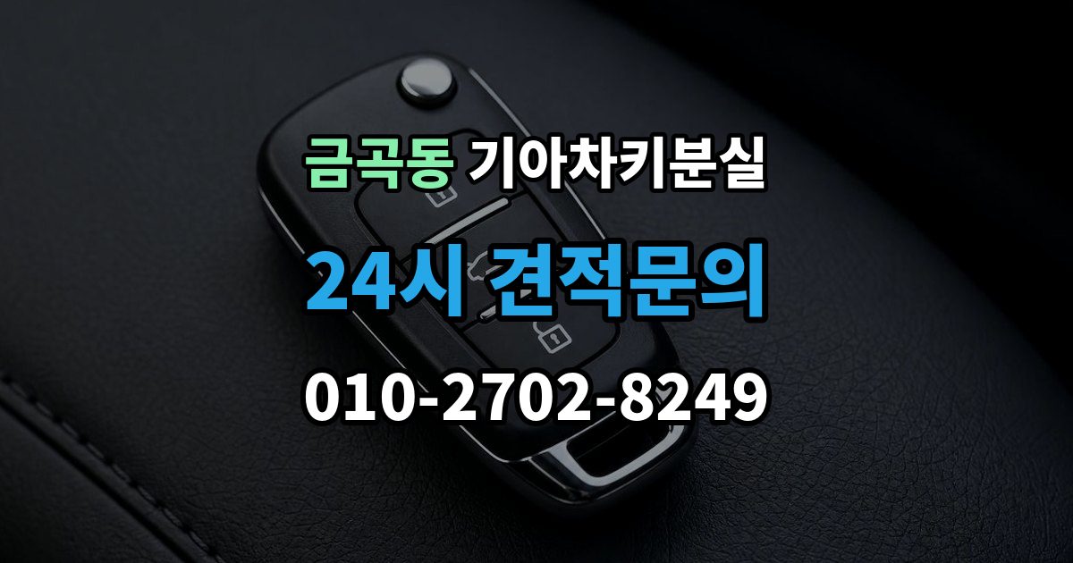 수원시 권선구 금곡동 기아 차키 분실 푸시 시동 차량에서 자주 생기는 혼동