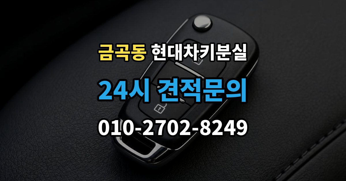 수원시 권선구 금곡동 현대 차키 분실 원격 기능만 안 될 때 점검해야 할 부분