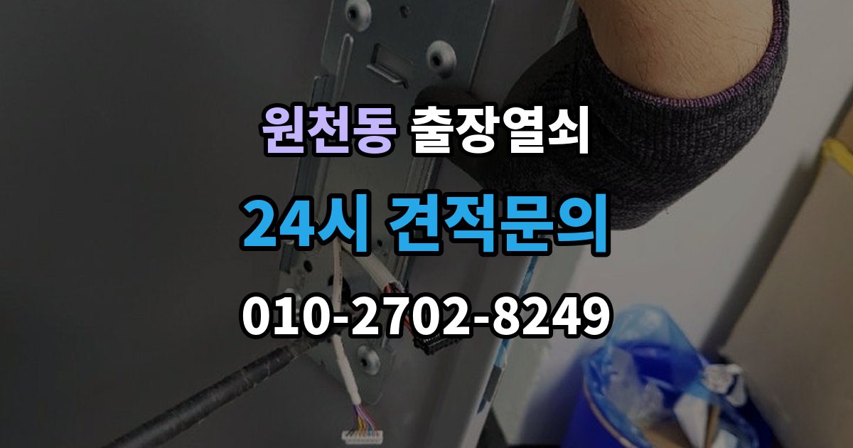 원천동 출장 열쇠 출장 안내 - 차키 분실 시 선택할 수 있는 대안