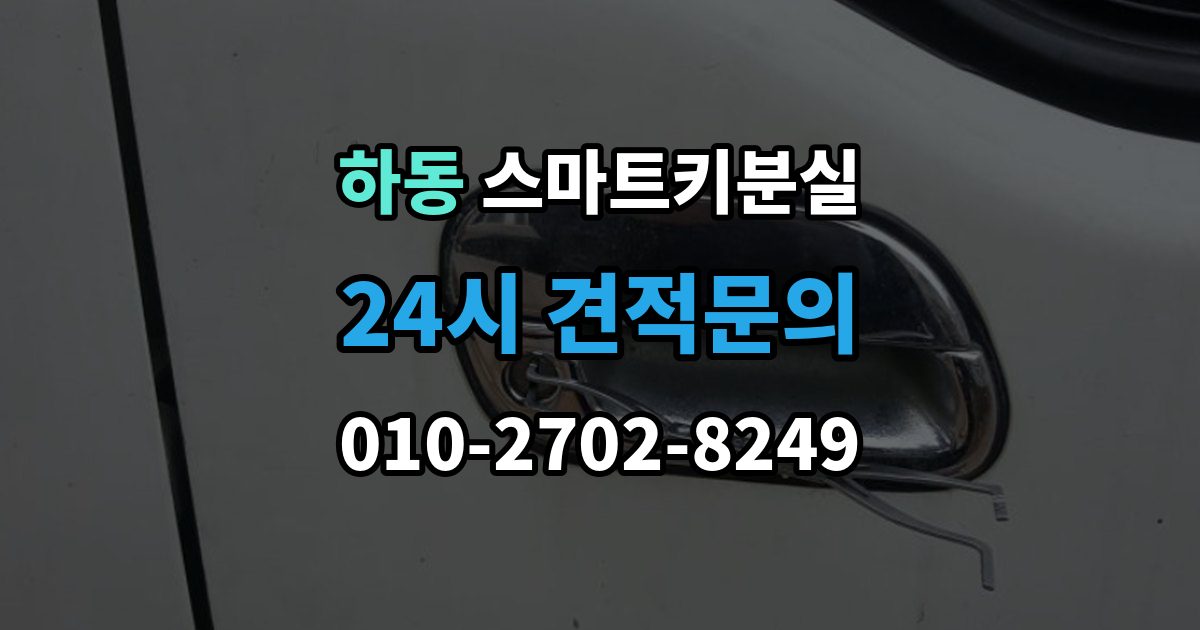 수원시 영통구 하동 스마트키 분실 문이 잠겼을 때 안전하게 대처하는 법