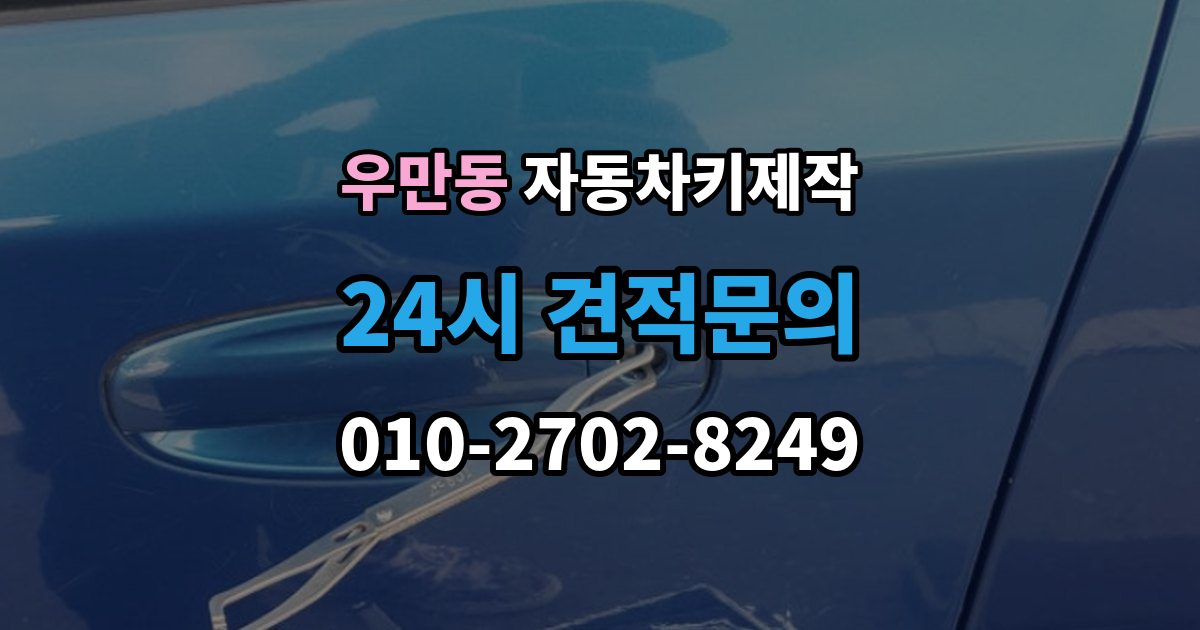 수원시 팔달구 우만동 자동차키 제작 원격 시동 키 설정 방법과 확인 순서