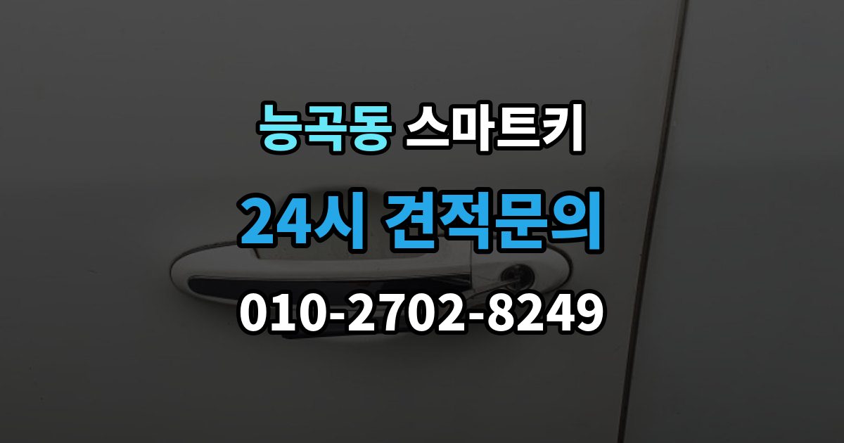 능곡동 스마트키 복제 가능 여부와 제한 사항
