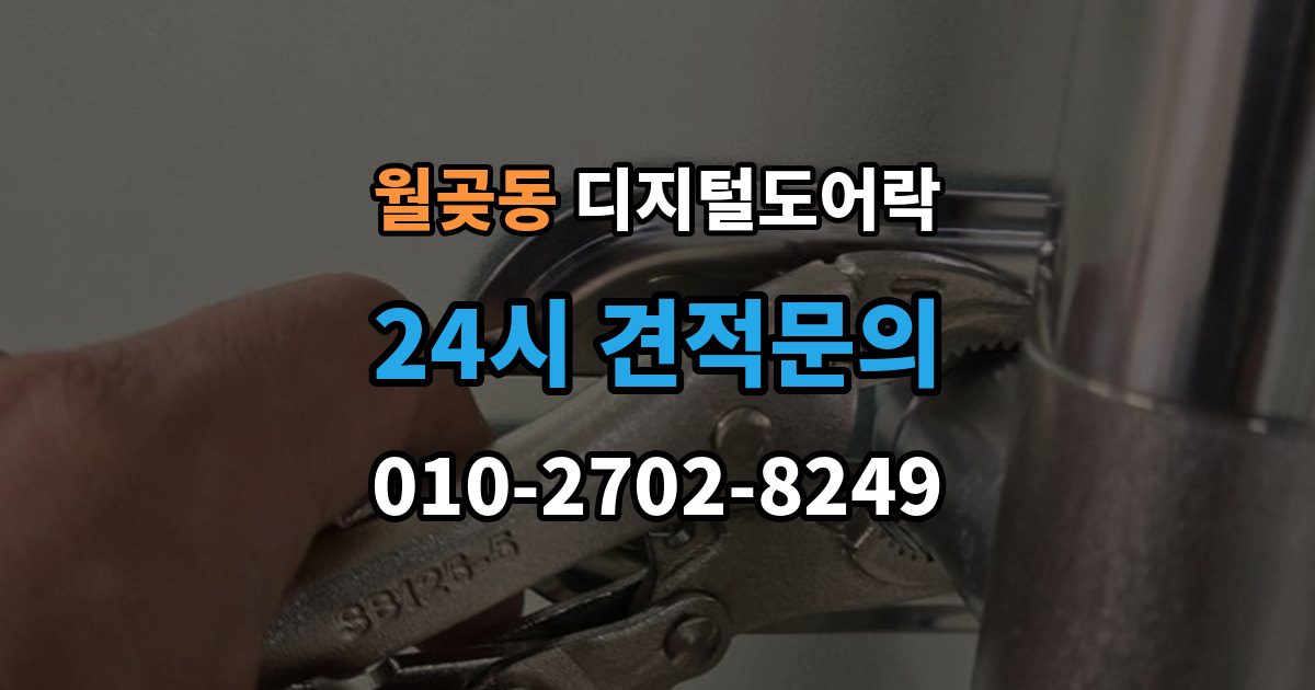 월곶동 디지털 도어락 잠금 모드 사용 시 출입 방식 달라지는 점
