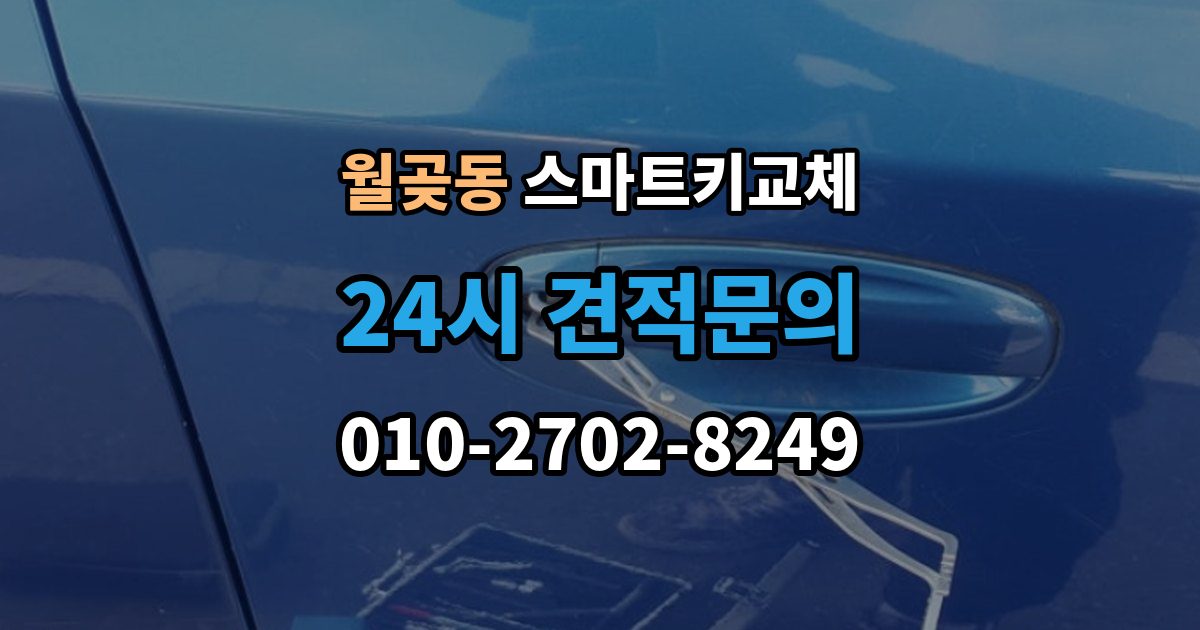 월곶동 스마트키 교체 출장 안내 - 배터리 경고가 떴을 때 살필 항목
