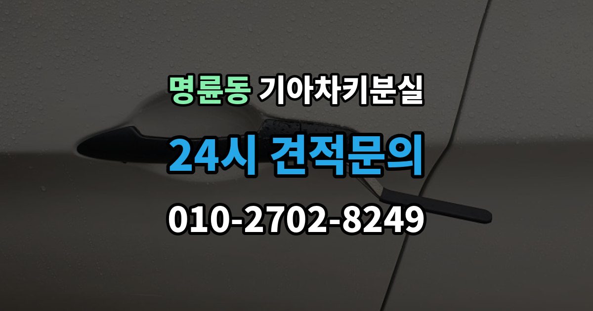 안성시 명륜동 기아 차키 분실 출장 안내 - 앱에 차량이 안 보일 때 살펴볼 설정