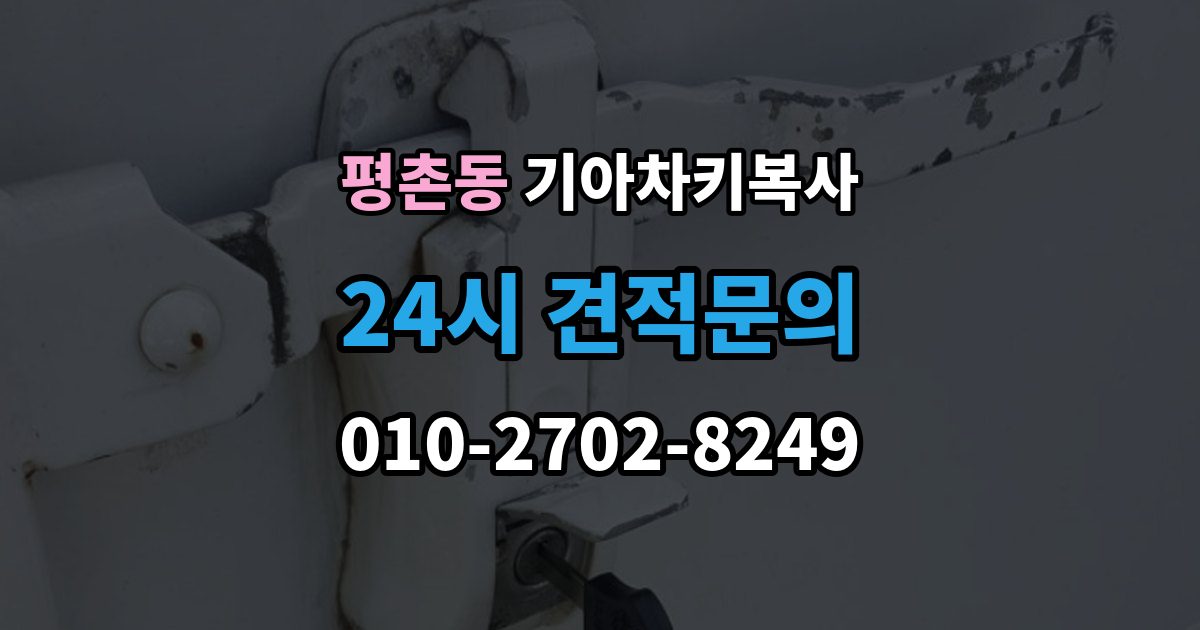 안양시 동안구 평촌동 기아 차키 복사 출동 요청 전에 알아둘 제작 가능 범위