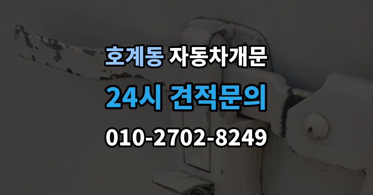 안양시 동안구 호계동 차 문 잠겼을 때 시동 걸린 채 잠겼을 때 확인할 점