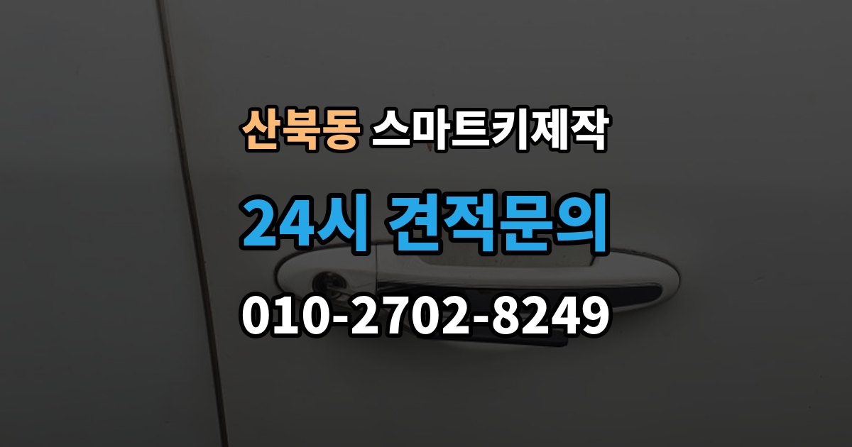 양주시 산북동 스마트키 제작 경고등 점등 시 함께 확인할 항목