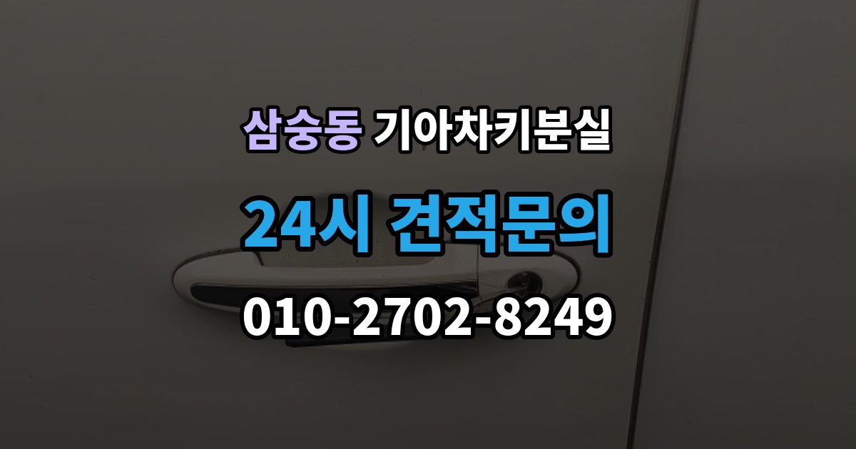 삼숭동 기아 차키 분실 출장 안내 - 앱에 차량이 안 보일 때 살펴볼 설정