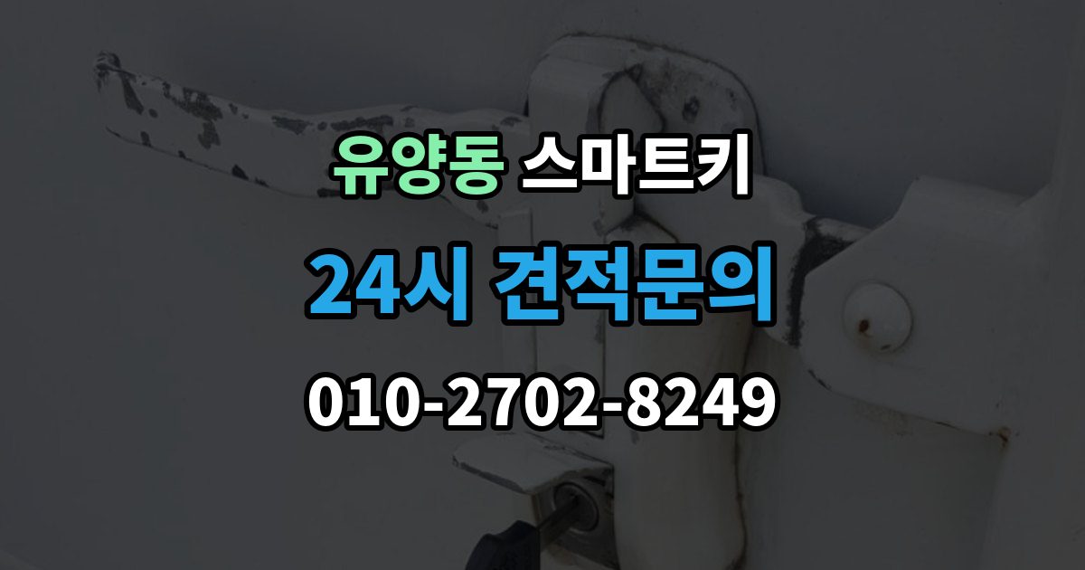 유양동 스마트키 출장 안내 - 차키와 함께 쓰는 경우의 장단점
