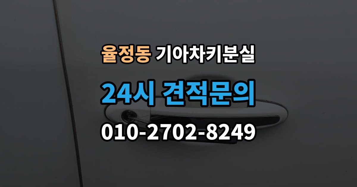 율정동 기아 차키 분실 키가 간헐적으로 작동할 때 의심할 부분