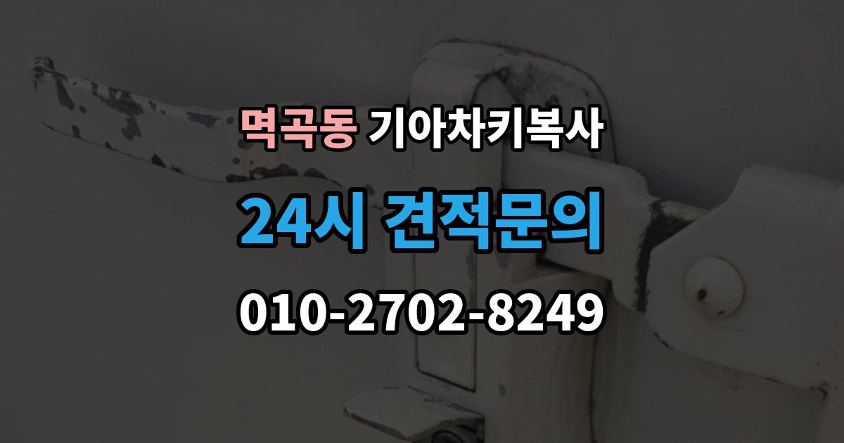 멱곡동 기아 차키 복사 출장 안내 - 열쇠 모양이 같아도 작동이 다른 사례들