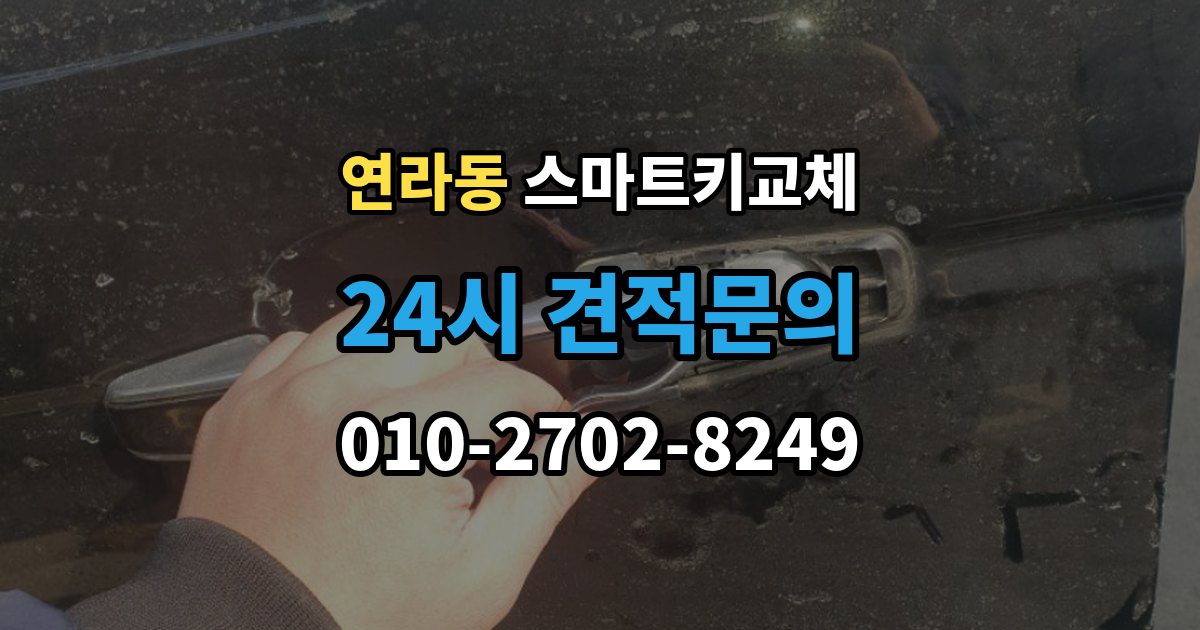 연라동 스마트키 교체 분실 신고 전에 챙겨둘 재발급 서류