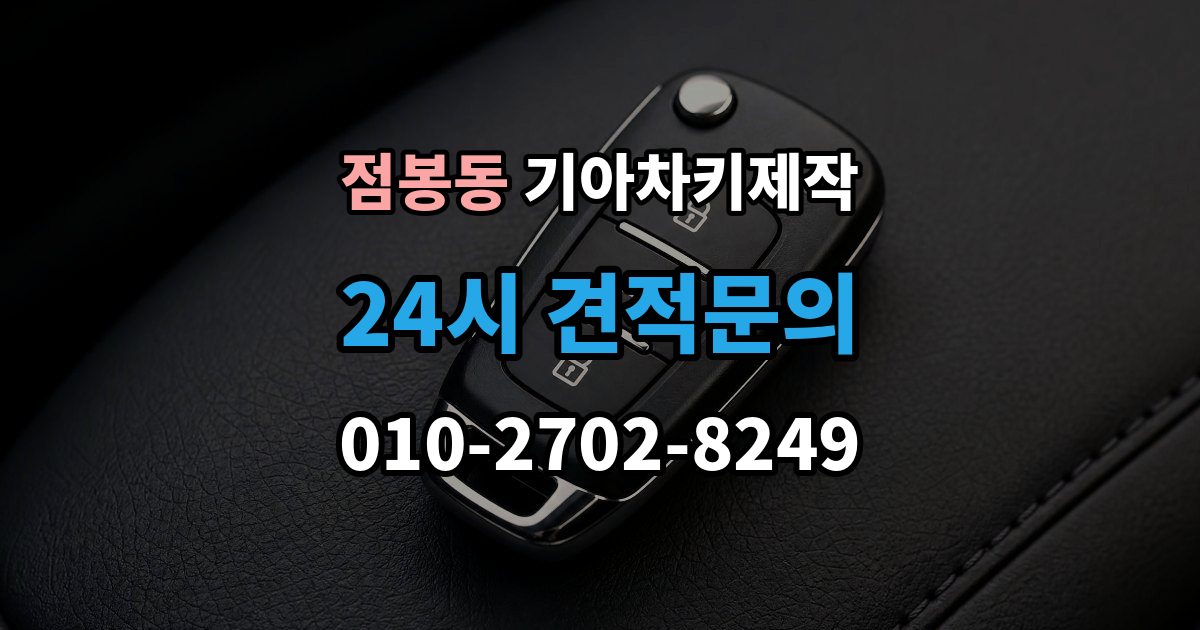 점봉동 기아 차키 제작 차종별 키 구조를 비교할 때 보는 점