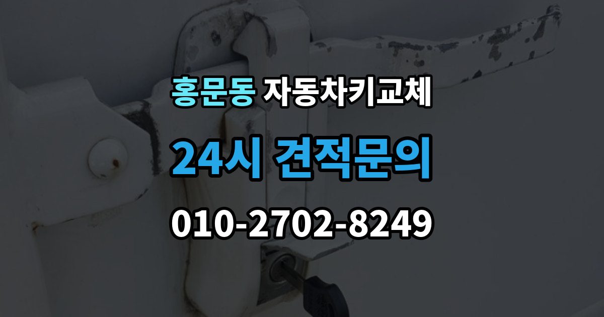 여주시 홍문동 자동차키 교체 도어락 손상 여부 확인하기
