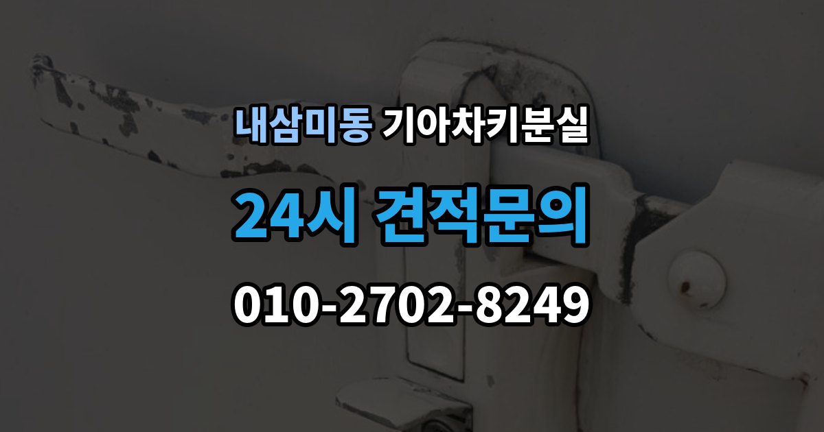 내삼미동 기아 차키 분실 출장 안내 - 앱 로그아웃 후 다시 연동해야 하는 상황