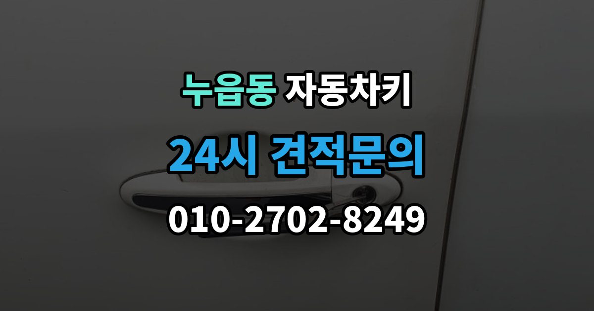 누읍동 자동차키 출장 안내 - 물기 제거 전에 하면 안 되는 대응