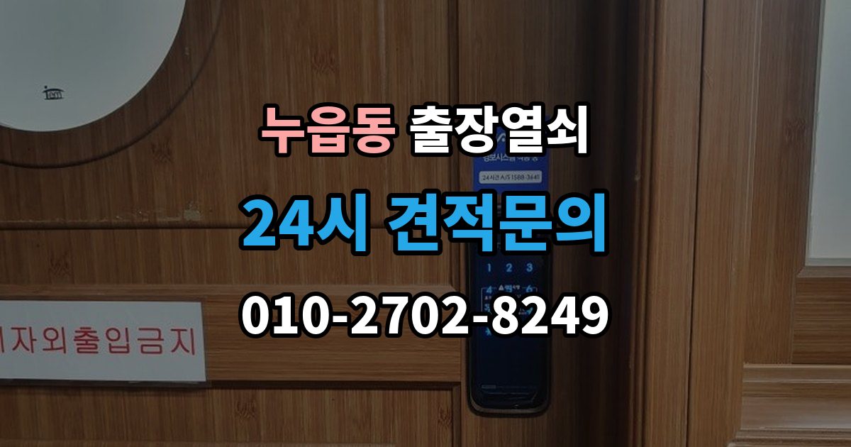누읍동 출장 열쇠 출장 안내 - 차키 분실 시 현장 작업과 비대면 안내 차이