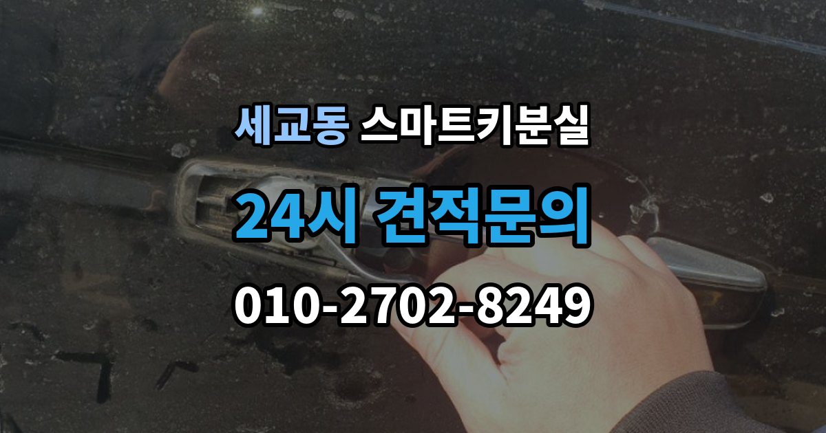오산시 세교동 스마트키 분실 버튼 반응이 둔할 때 점검할 항목