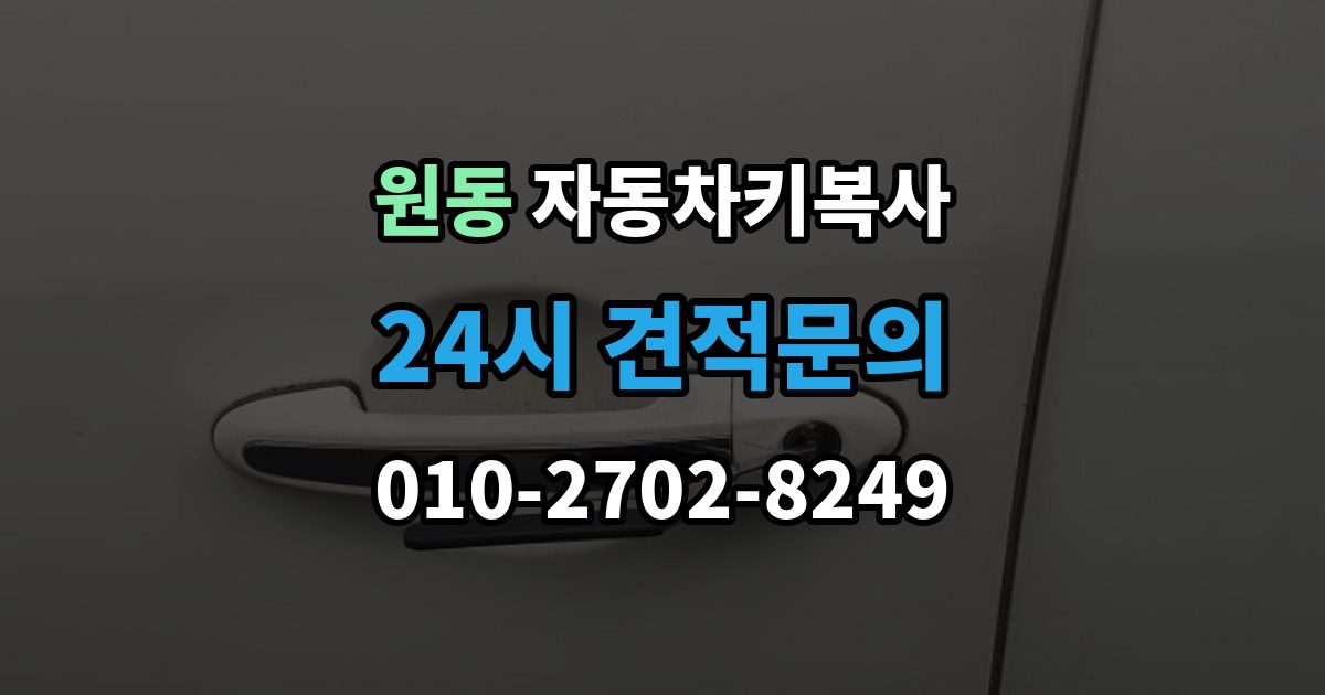 오산시 원동 자동차키 복사 정품과 호환품 차이