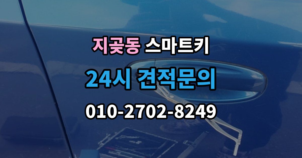 지곶동 스마트키 추가 등록이 필요한 대표적인 경우