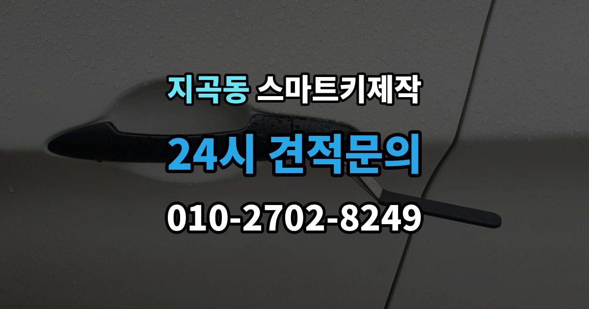 용인시 기흥구 지곡동 스마트키 제작 차종에 따라 달라지는 버튼 수와 원격 기능
